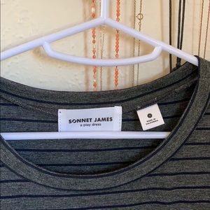 Sonnet James striped Reese dress size small